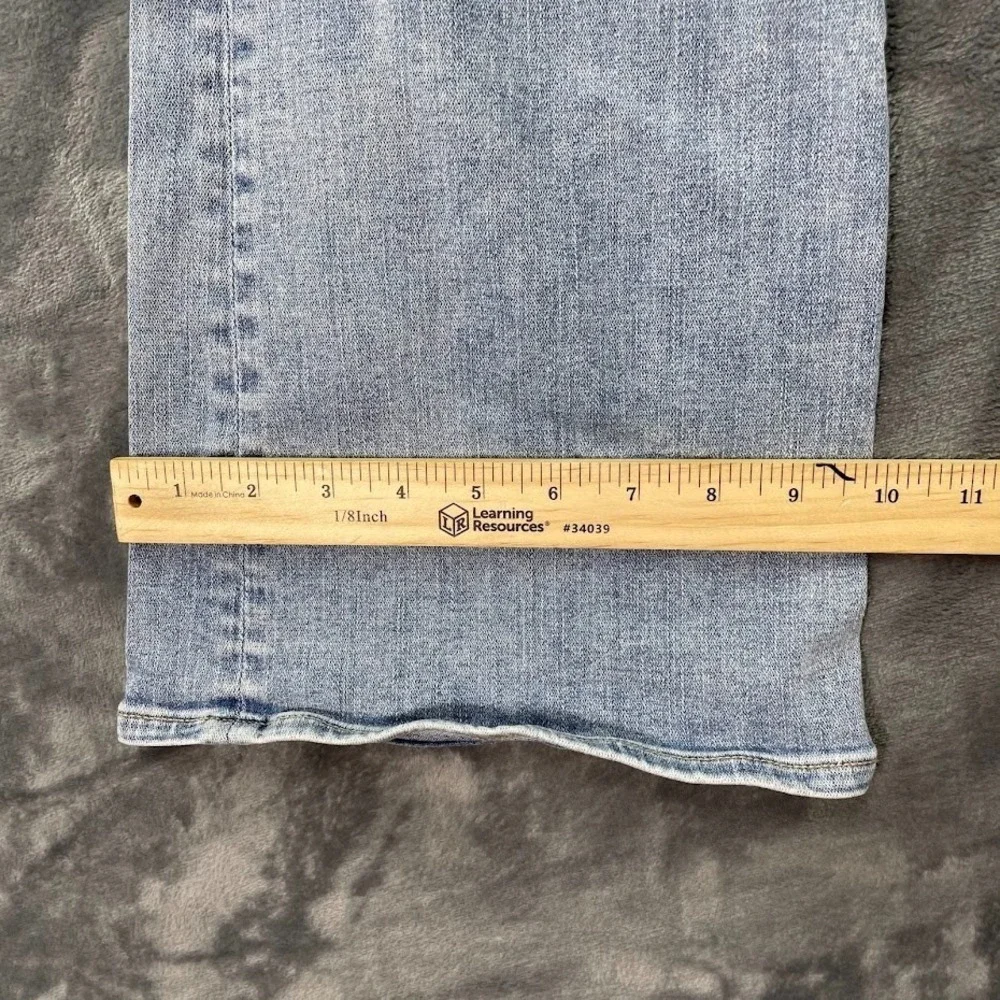 American Eagle‎ Womens Jeans Blue Size 18 Short Kick Boot Denim Light Wash